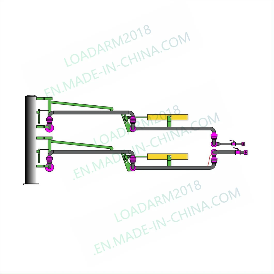 High Quality Top LNG Truck Tanker Loading Arm for Oils and Chemicals