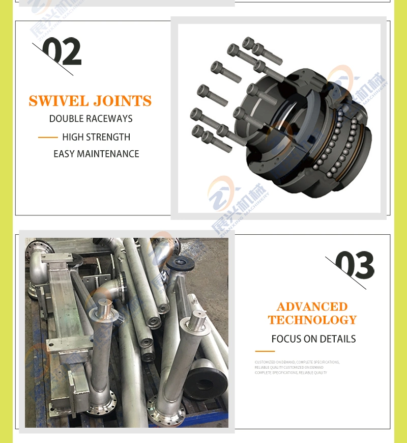 Double Pipes Bottom Loading Arm with Vapor Pipeline