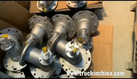 Vanne de fond en acier inoxydable F4 doublée (vannes d'arrêt d'urgence de camion-citerne pour produits chimiques F4 doublées 4 pouces et 6 pouces)